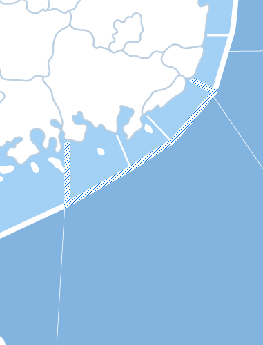 남해동부 지도